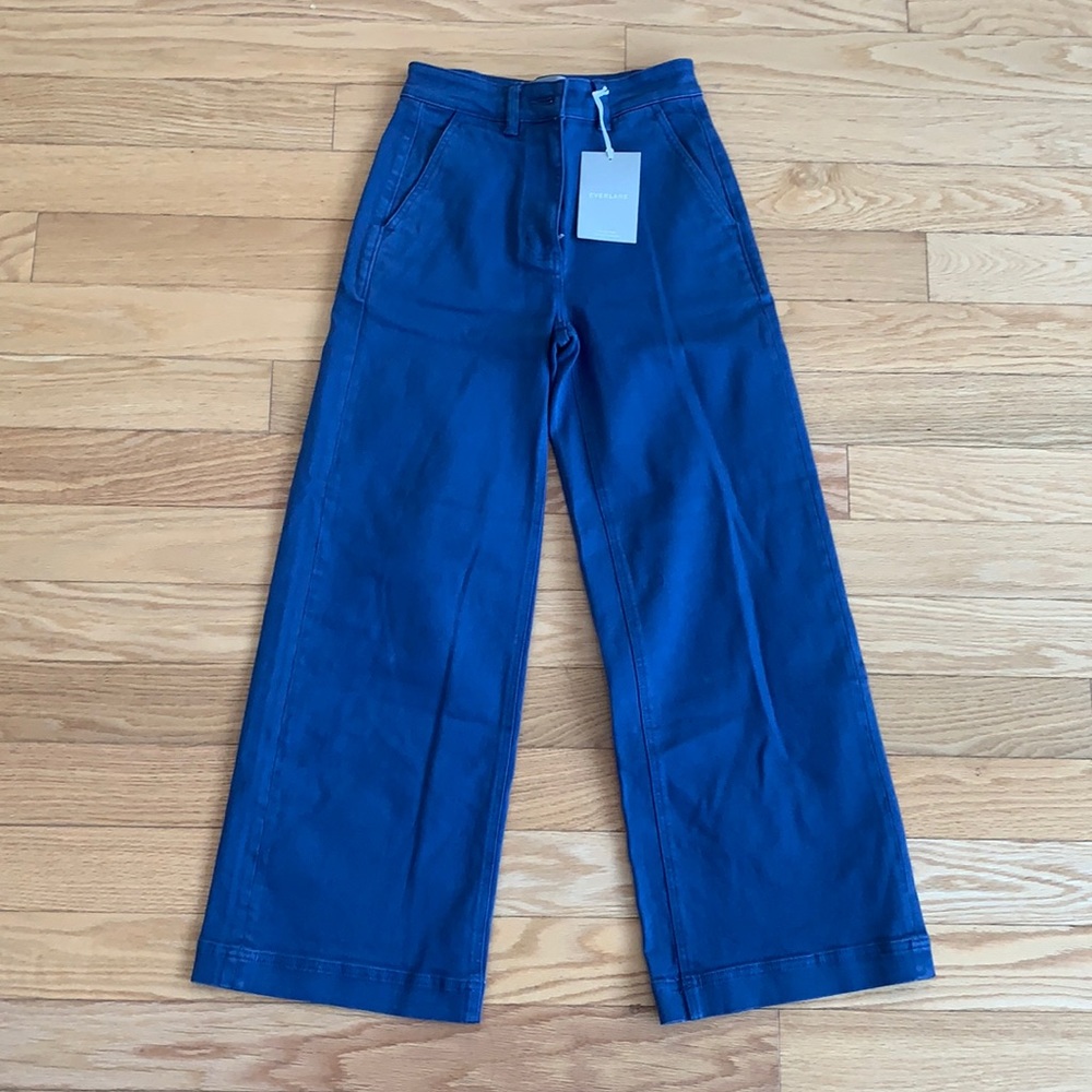 Everlane Wide Leg Crop Pants